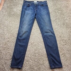 Current/Elliott Skinny Jeans Womens Size 30 Blue Mid Rise Slim Denim Pants